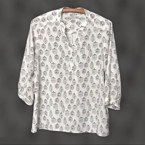 DOWNEAST Birdcage Blouse